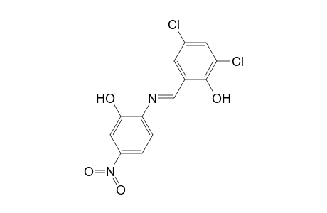 2,4-Dichloro-6-[(2-hydroxy-4-nitro-phenylimino)-methyl]-phenol