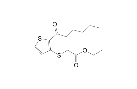 Ethyl [(2-Hexanoylthien-3-yl)mercapto]acetate