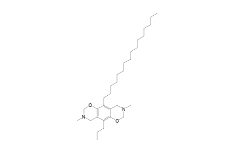 1,3-Oxazino[6,5-g][1,3]benzoxazine, 5-hexadecyl-2,3,4,7,8,9-hexahydro-3,8-dimethyl-10-propyl-