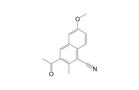 3-Ethanoyl-6-methoxy-2-methyl-1-naphthonitrile