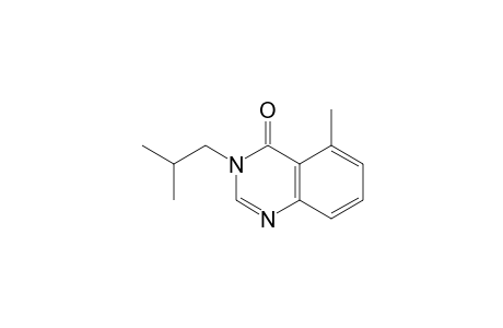 3-Isobutyl-5-methylquinazolin-4-one