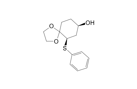 cis-4,4-Ethylenedioxy-3-phenylthiocyclohexanol