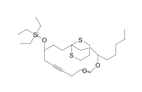 1,5-Dithia-10-oxaspiro[5.13]nonadec-14-yn-11-one, 9-pentyl-17-(triethylsilyloxy)-