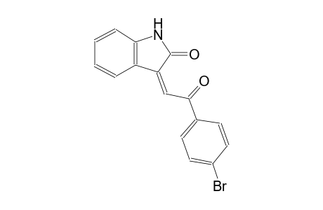 (3Z)-3-[2-(4-bromophenyl)-2-oxoethylidene]-1,3-dihydro-2H-indol-2-one