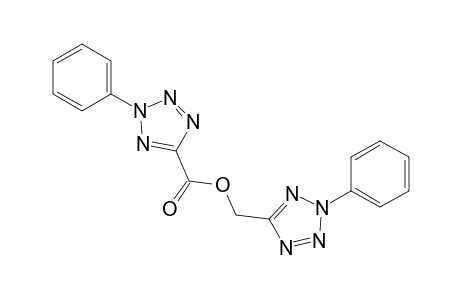 2H-Tetrazole-5-carboxylic acid, 2-phenyl-, (2-phenyl-2H-tetrazol-5-yl)methyl ester