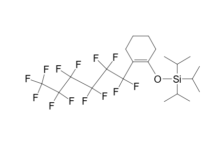 2-Perflurohexyl-1-triisopropylsiloxy-1-cyclohexene