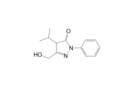 1-Phenyl-3-hydroxymethyl-4-(prop-2-yl)-4,5-dihydropyrazole-5-one