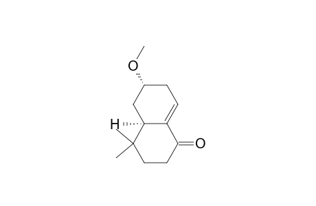 1(2H)-Naphthalenone, 3,4,4a,5,6,7-hexahydro-6-methoxy-4,4-dimethyl-, cis-(.+-.)-