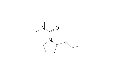 N-[(methylamino)carbonyl]-2-[1(E)-propenyl]pyrrolidine