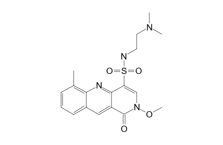 N-[2-(DIMETHYLAMINO)-ETHYL]-2-METHOXY-6-METHYL-1-OXO-1,2-DIHYDROBENZO-[B]-[1,6]-NAPHTHYRIDINE-4-SULFONAMIDE
