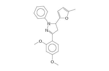 3-(2,4-Dimethoxyphenyl)-5-(5-methyl-2-furyl)-1-phenyl-4,5-dihydro-1H-pyrazole