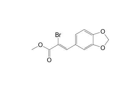 (Z)-3-(1,3-benzodioxol-5-yl)-2-bromo-2-propenoic acid methyl ester