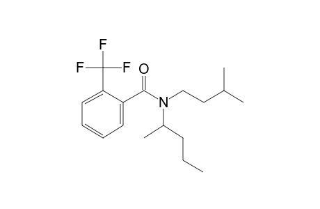 Benzamide, 2-trifluoromethyl-N-(2-pentyl)-N-(3-methylbutyl)-