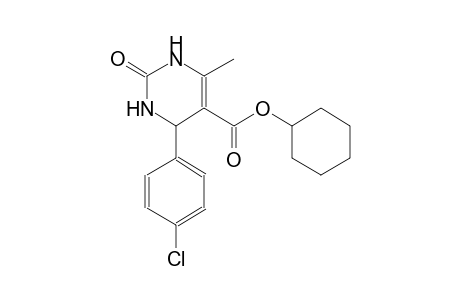 cyclohexyl 4-(4-chlorophenyl)-6-methyl-2-oxo-1,2,3,4-tetrahydro-5-pyrimidinecarboxylate