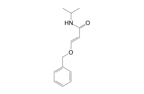 (2E)-3-(benzyloxy)-N-isopropyl-2-propenamide