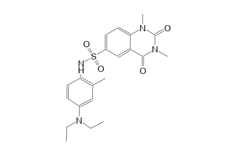 N-[4-(diethylamino)-2-methylphenyl]-1,3-dimethyl-2,4-dioxo-1,2,3,4-tetrahydro-6-quinazolinesulfonamide