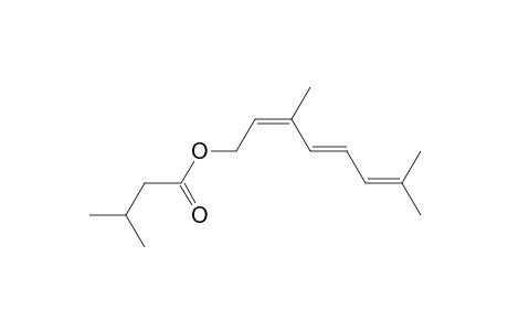 Butanoic acid, 3-methyl-, 3,7-dimethyl-2,4,6-octatrienyl ester, (Z,E)-