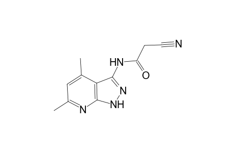 2-Cyano-N-(4,6-dimethyl-1H-pyrazolo[3,4-b]-pyridin-3-yl)acetamide