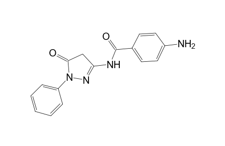 4-Amino-N-(5-oxo-1-phenyl-4,5-dihydro-1H-pyrazol-3-yl)benzamide