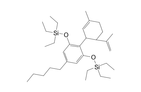 Triethyl(2-(6-isopropenyl-3-methyl-2-cyclohexen-1-yl)-5-pentyl-3-[(triethylsilyl)oxy]phenoxy)silane