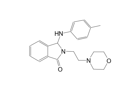 1H-isoindol-1-one, 2,3-dihydro-3-[(4-methylphenyl)amino]-2-[2-(4-morpholinyl)ethyl]-