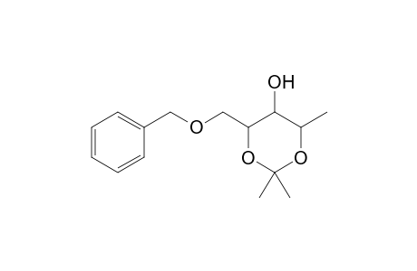 4-[(Benzyloxy)methyl]-2,2,6-trimethyl-1,3-dioxan-5-ol