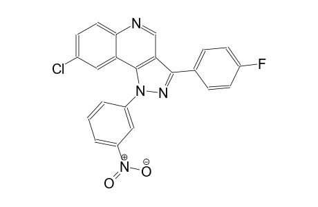 8-chloro-3-(4-fluorophenyl)-1-(3-nitrophenyl)-1H-pyrazolo[4,3-c]quinoline