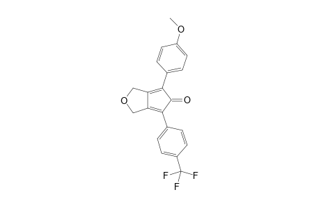 4-(4-Methoxyphenyl)-6-(4-(trifluoromethyl)phenyl)-1H-cyclopenta[c]furan-5(3H)-one
