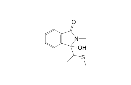 3-Hydroxy-2-methyl-3-[1'-(methylsulfanyl)ethyl]-2,3-dihydroisoindol-1-one