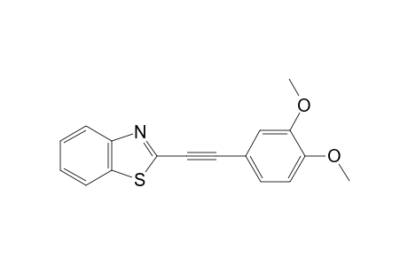 2-{(3,4-Dimethoxyphenyl)ethynyl}benzothiazole