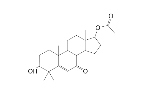 (3-hydroxy-4,4,10,13-tetramethyl-7-oxo-2,3,8,9,11,12,14,15,16,17-decahydro-1H-cyclopenta[a]phenanthren-17-yl) acetate