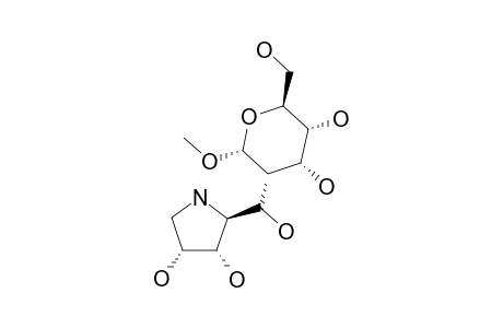 METHYL-2-DEOXY-2-[(1R/S)-2,5-DIDEOXY-2,5-IMINO-L-RIBITOL-1C-YL]-ALPHA-D-ALLOPYRANOSIDE