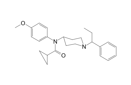 N-4-Methoxyphenyl-N-[1-(1-phenylpropyl)piperidin-4-yl]cyclopropanecarboxamide