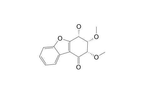 RIBISIN_B;(2-S,3-S,4-R)-2,3-DIMETHOXY-4-HYDROXY-3,4-DIHYDRO-1-(2-H)-DIBENZOFURANONE