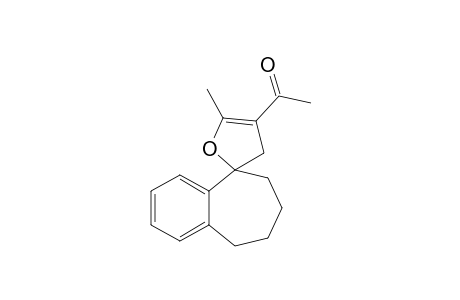 4-Acetyl-5-methylspiro[furan-2(3H)-,1'-(1',2',3',4',5'-pentahydrobenzocycloheptane)]
