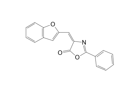 (4E)-4-(1-BENZOFURAN-2-YL-METHYLENE)-2-PHENYL-1,3-OXAZOL-5(4H)-ONE