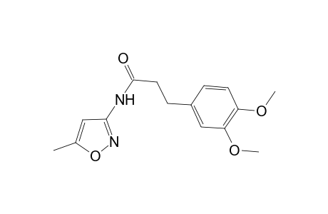 3-(3,4-dimethoxyphenyl)-N-(5-methyl-1,2-oxazol-3-yl)propanamide