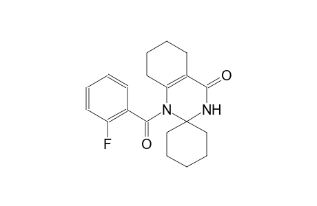 1'-(2-fluorobenzoyl)-3',4',5',6',7',8'-hexahydro-1'H-spiro[cyclohexane-1,2'-quinolin]-4'-one