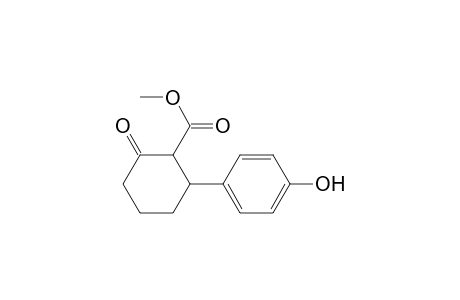 3-(4-Hydroxyphenyl)-2-(methoxycarbonyl)cyclohexanone