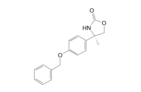 (R)-4-(4-(Benzyloxy)phenyl)-4-methyloxazolidin-2-one
