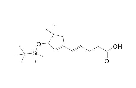 5-[3-(tert-Butyldimethylsiloxy)-4,4-dimethylcyclopentene-1-yl]-4-pentenoic acid