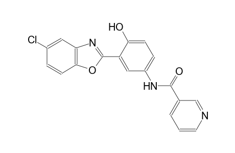 N-[3-(5-chloro-1,3-benzoxazol-2-yl)-4-hydroxyphenyl]nicotinamide