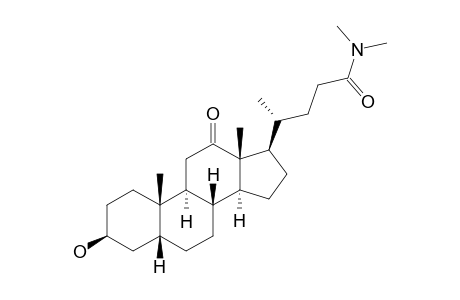 N,N-DIMETHYL-3-HYDROXY-12-OXO-7-DEOXY-CHOLIC-AMIDE