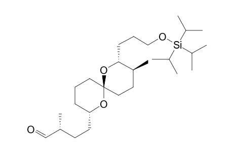 (2R)-Methyl-4-{(2S,6S,8R,9S)-9-methyl-8-[3-(triisopropylsilyloxy)propyl]-1,7-dioxaspiro[5.5]undec-2-yl}-2-butyraldehyde