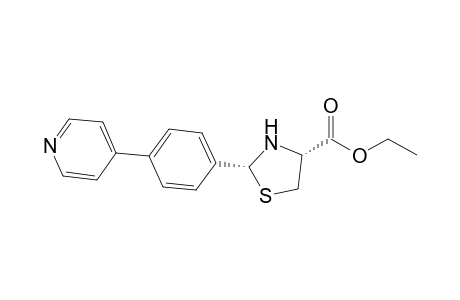 (R,S)-Ethyl-2-(4-(pyridin-4-yl)-phenyl)thiazolidine-4-(R)-carboxylate
