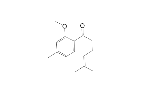 1-(2-Methoxy-4-methylphenyl)-5-methylhex-4-en-1-one