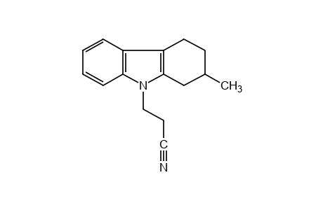 2-methyl-1,2,3,4-tetrahydrocarbazole-9-propionitrile