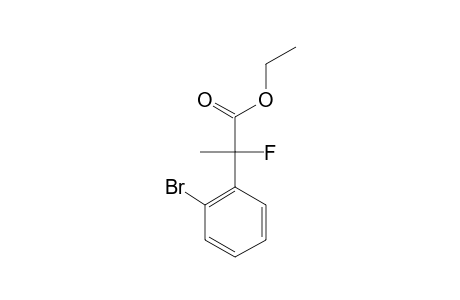 ETHYL-2-(2-BROMOPHENYL)-2-FLUORO-PROPANOATE