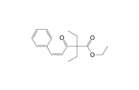 Ethyl (4Z)-2,2-diethyl-3-oxo-5-phenyl-4-pentenoate
