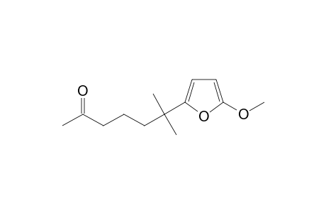 6-(5-methoxyfuran-2-yl)-6-methylheptan-2-one